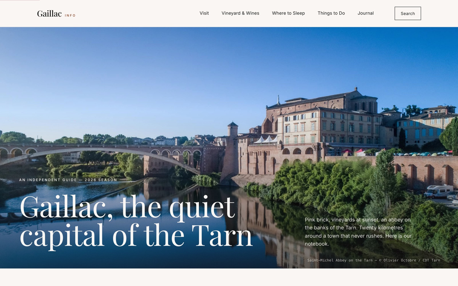 Preview of Gaillac Info website